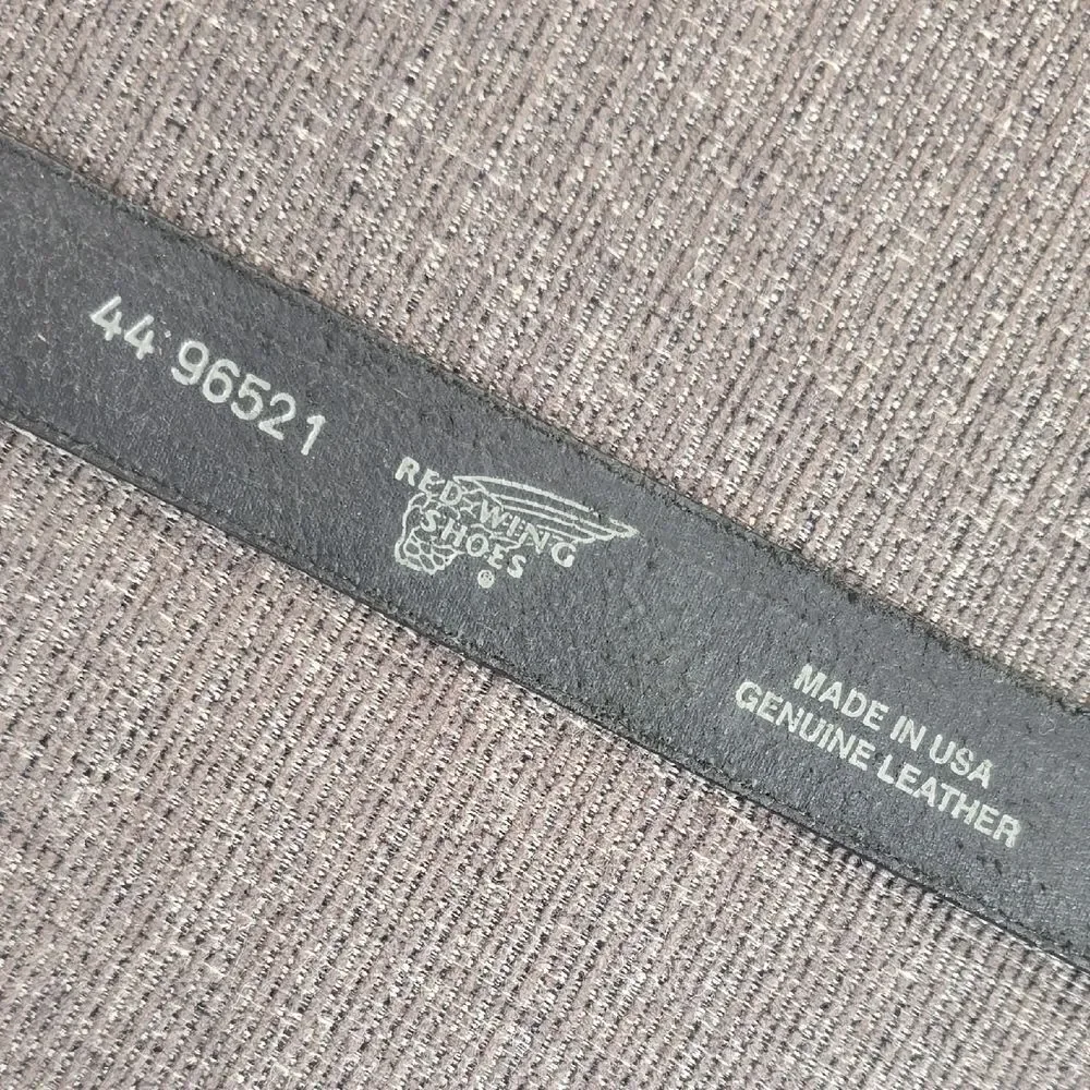 Red Wing Shoes | Black Leather Belt